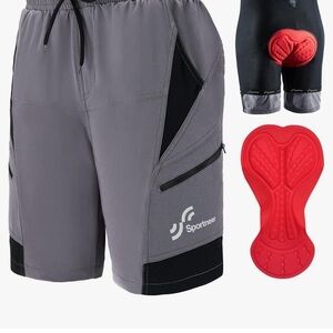 Sportneer Bike Shorts 3D Padded lightweight riding shorts XL UPF50+